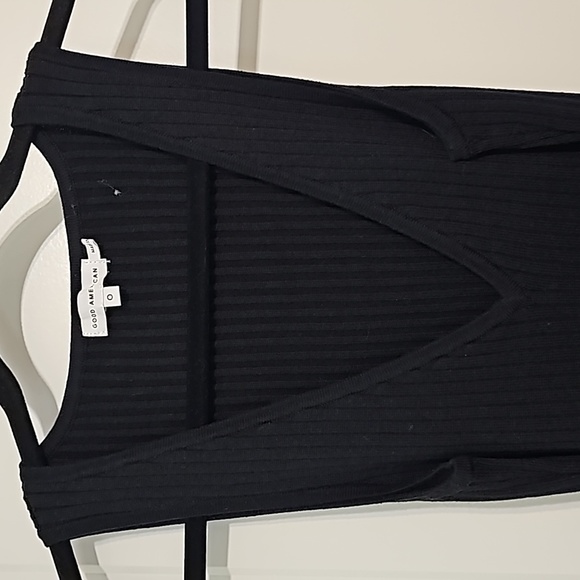 Good American Tie waist Midi Dress - Picture 5 of 5